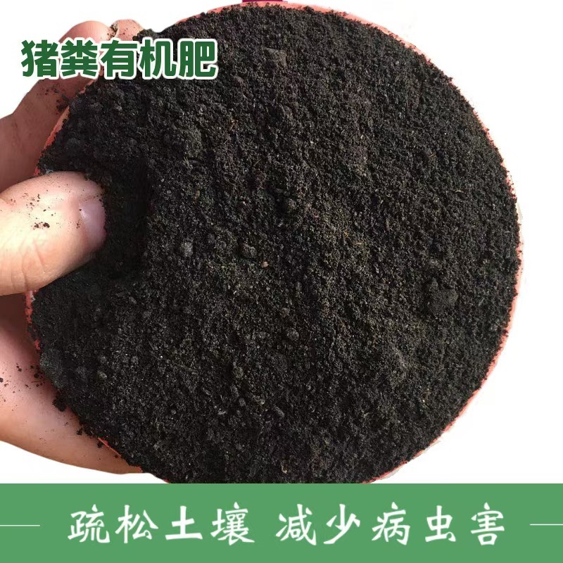 河北厂家直发有机肥药材底肥发酵猪粪纯猪粪