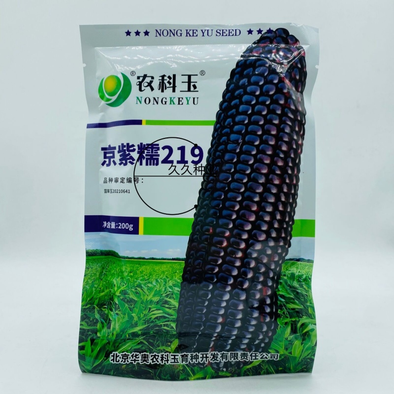京紫糯219糯玉米种子原厂正品高产耐高温抗虫抗倒非转基因