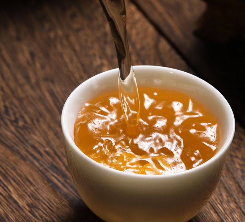 荷塘古树陈年生茶口粮357克批发云南产地普洱茶七子茶叶