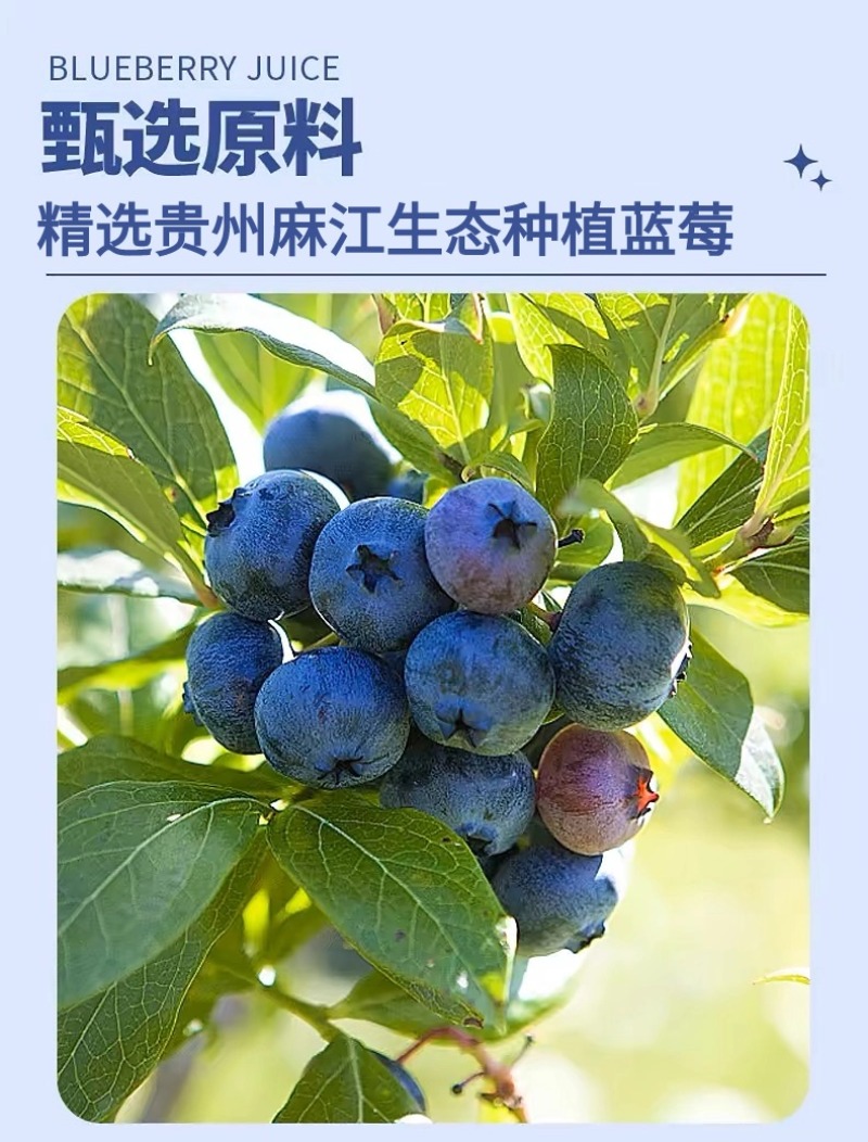 100%NFC蓝莓原汁，护眼神器一袋喝掉158颗蓝莓