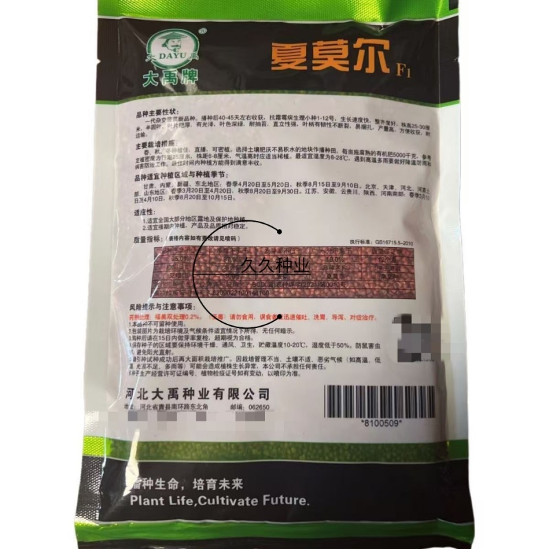 大禹夏莫尔抗热杂交菠菜种子四季播高产抗病大叶红根菠菜种籽