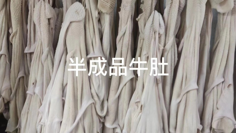 国产纯干半成品牛肚厂家直发大量供货价格便宜欢迎来电