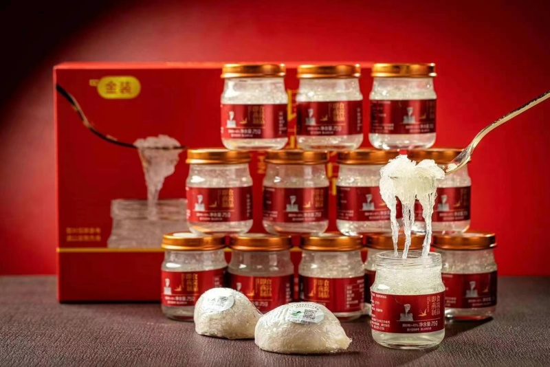 **金装新品12瓶即食燕窝盒75克一瓶