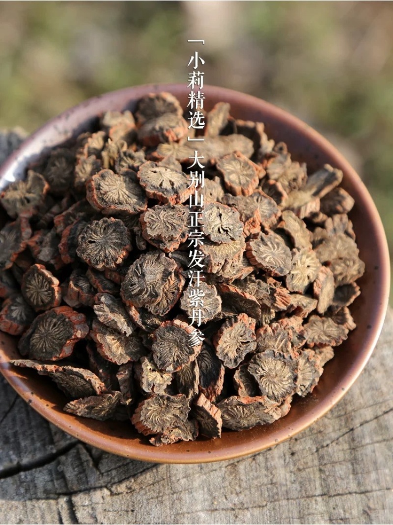 丹参紫丹参正品泡水无硫磺干货丹参段丹参片