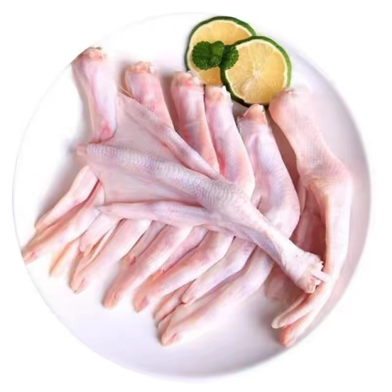 冷冻生鸭掌大号鸭爪鸭脚24斤1kg*12袋卤味饭店食用