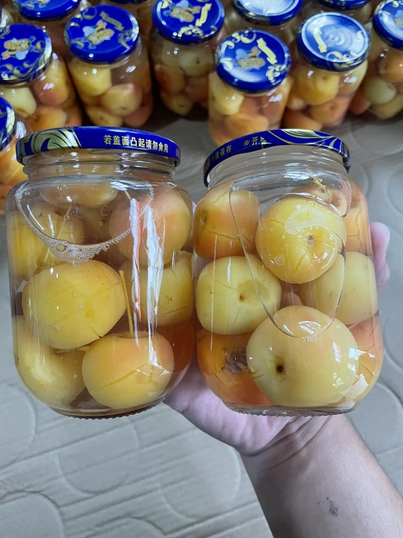 海棠果罐头加糖新生产有需要的老板欢迎联系