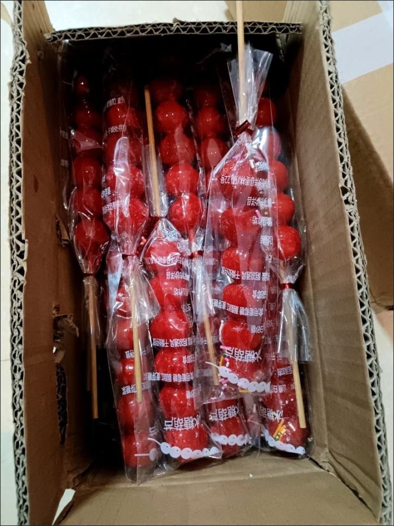 摆地摊糖葫芦批发糖葫芦摆摊成品新款上市大串六颗山楂糕制