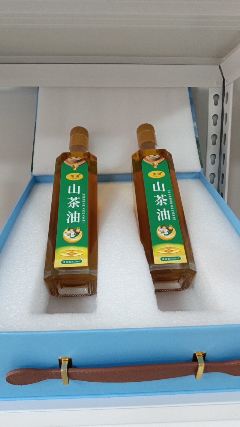 千岛湖浙渝山茶油1000mL精品礼盒装
