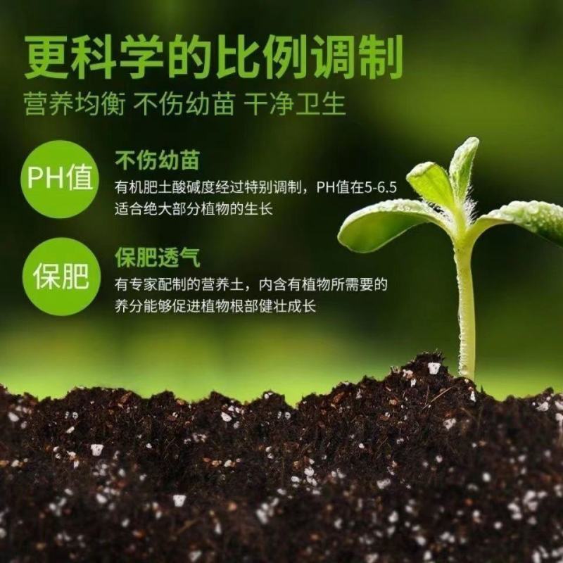 通用型营养土种菜土花土种花养花种植土壤多肉绿萝阳台种植土