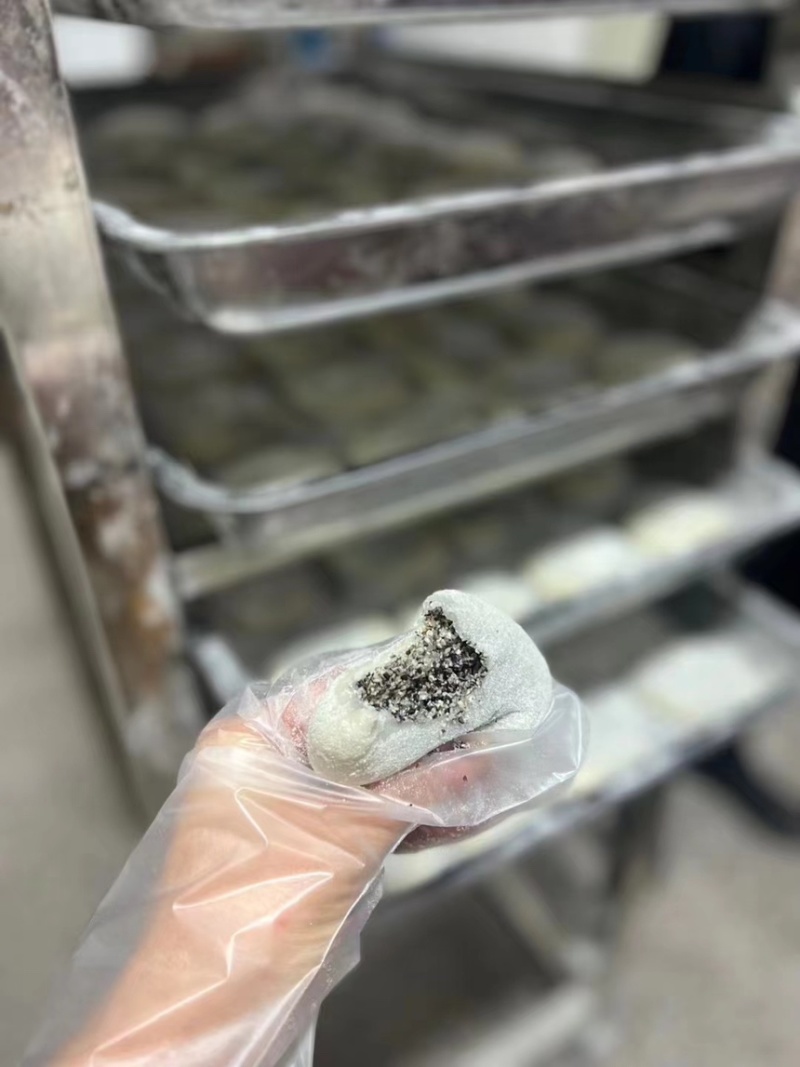 【推荐】手工糍粑麻糍黑芝麻包心豆沙包心厂家直销