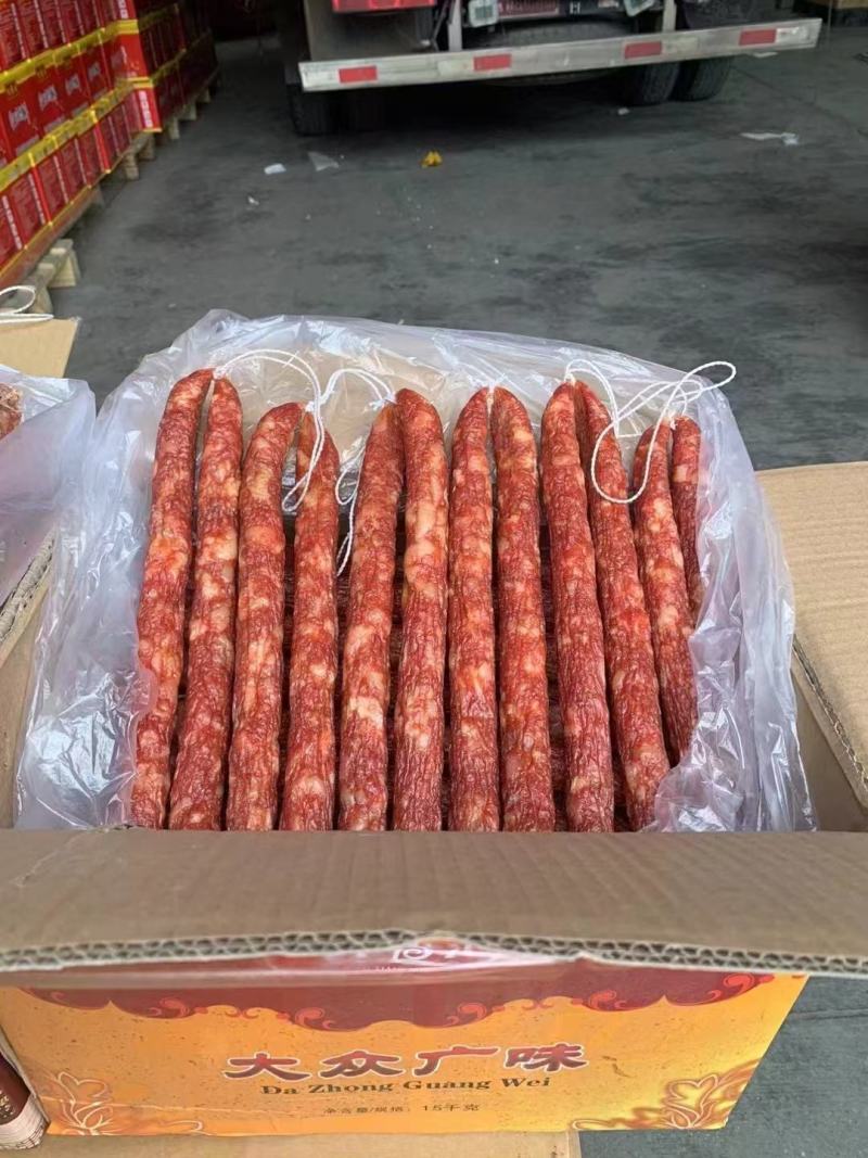 腊肠四川香肠广味香肠跑江湖地摊餐饮货源批发