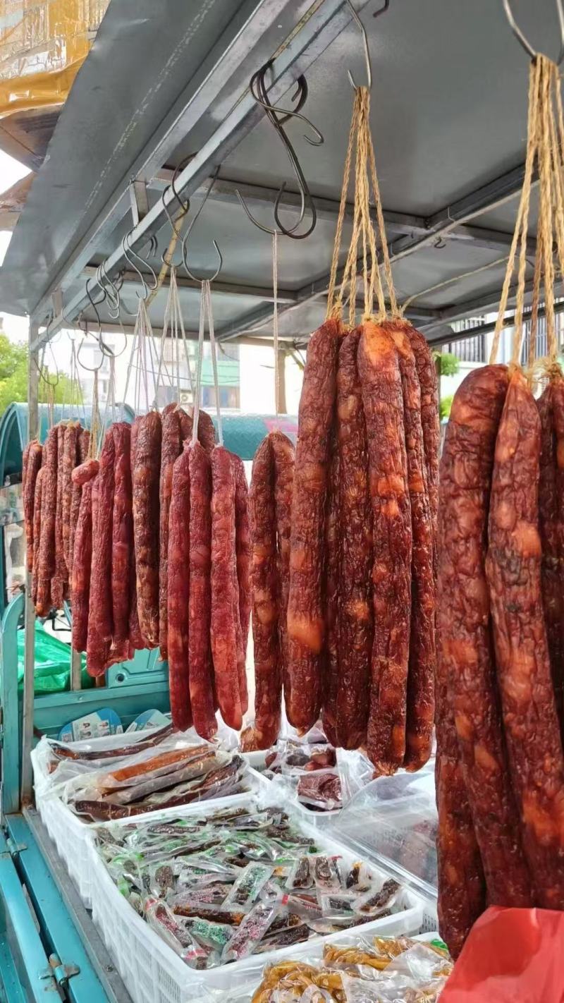 腊肠四川香肠广味香肠跑江湖地摊餐饮货源批发