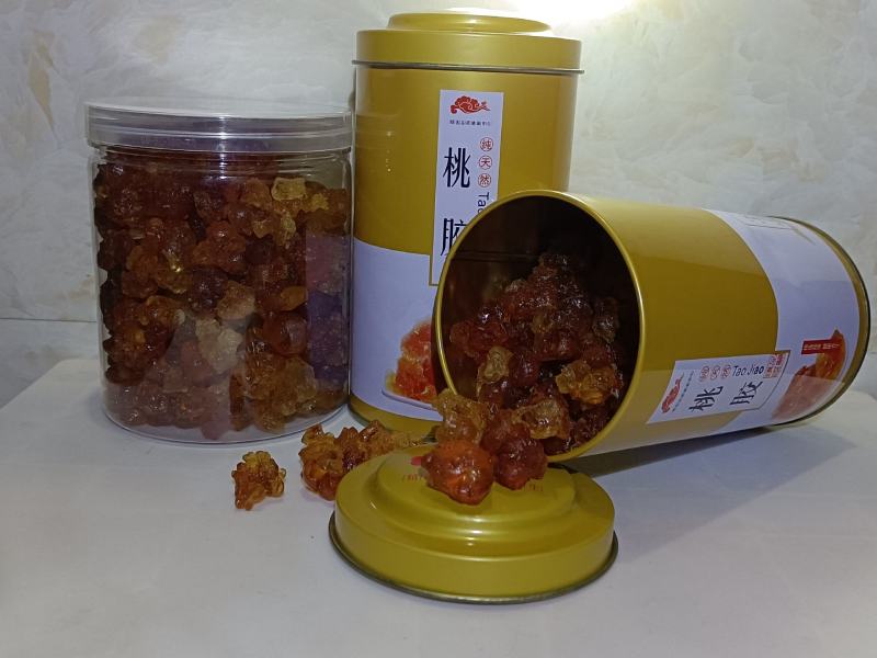 桃胶，广东鹰嘴桃桃胶，纯手工挑选、修剪。