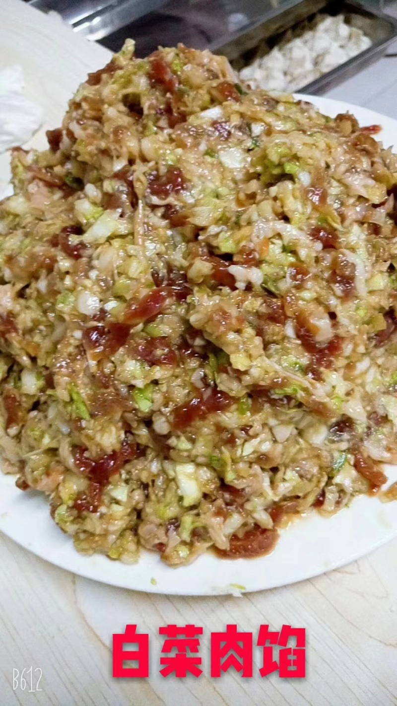 手工水饺韭菜肉丁虾仁水饺全国招商价格电议
