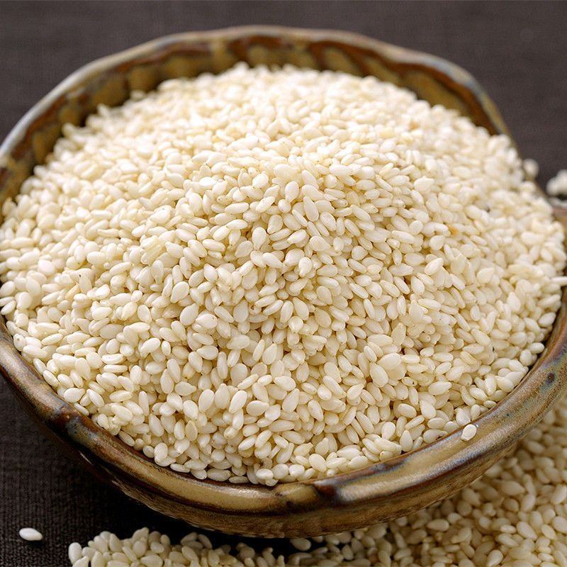 50斤批发价新炒熟脱皮白芝麻仁现炒原味烘焙原料新鲜白芝麻