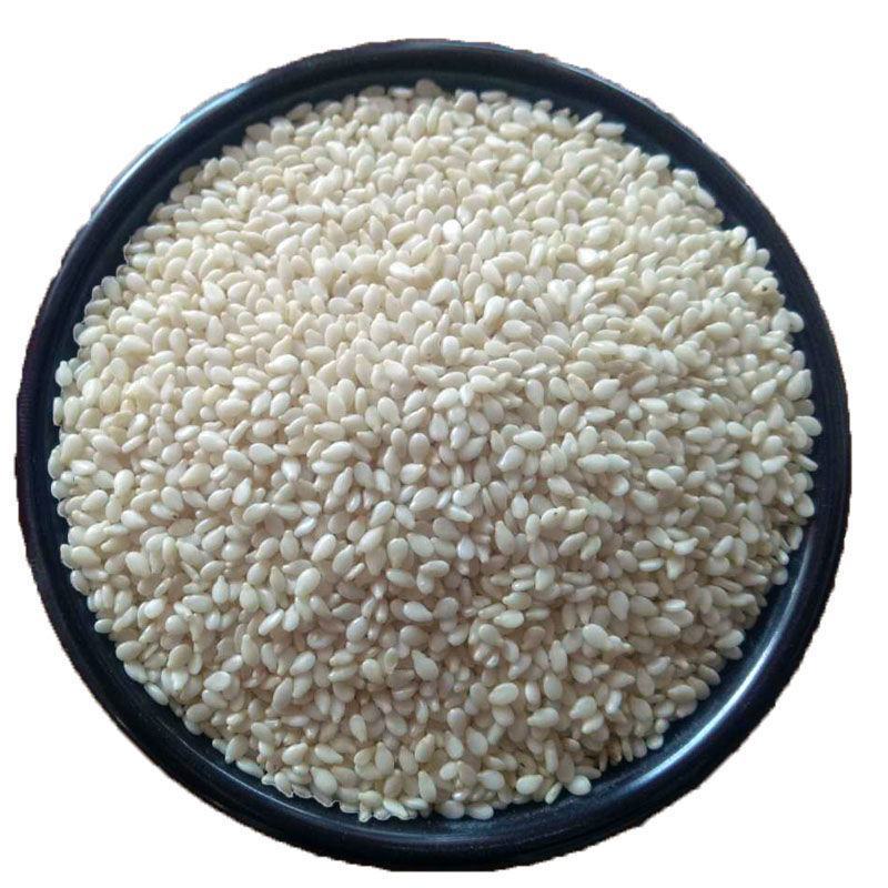 50斤批发价新炒熟脱皮白芝麻仁现炒原味烘焙原料新鲜白芝麻