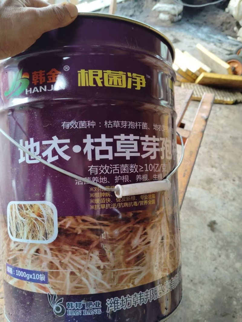 根达康根腐病用灌根药枯草地衣芽孢杆菌土壤病害高效正品