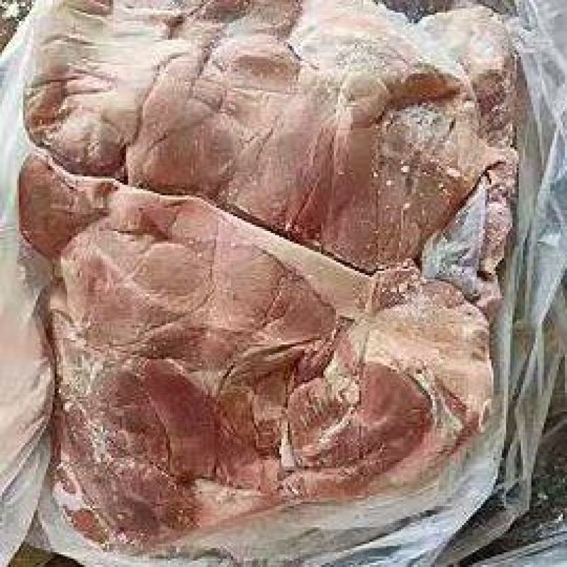 猪带皮后上肉