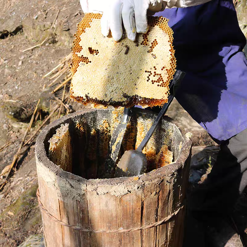山蜂蜜野生百花蜜自家山上采摘***欢迎采购