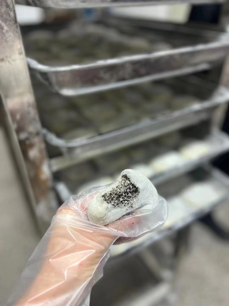【推荐】手工糍粑麻糍黑芝麻包心豆沙包心厂家直销