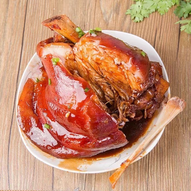 五香肘子预制菜开袋加热即食宴席专用
