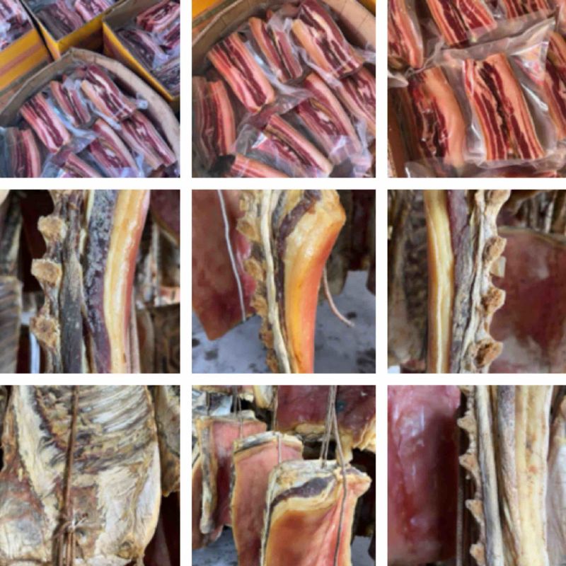 云南腊肉，云南风吹肉，腊三线