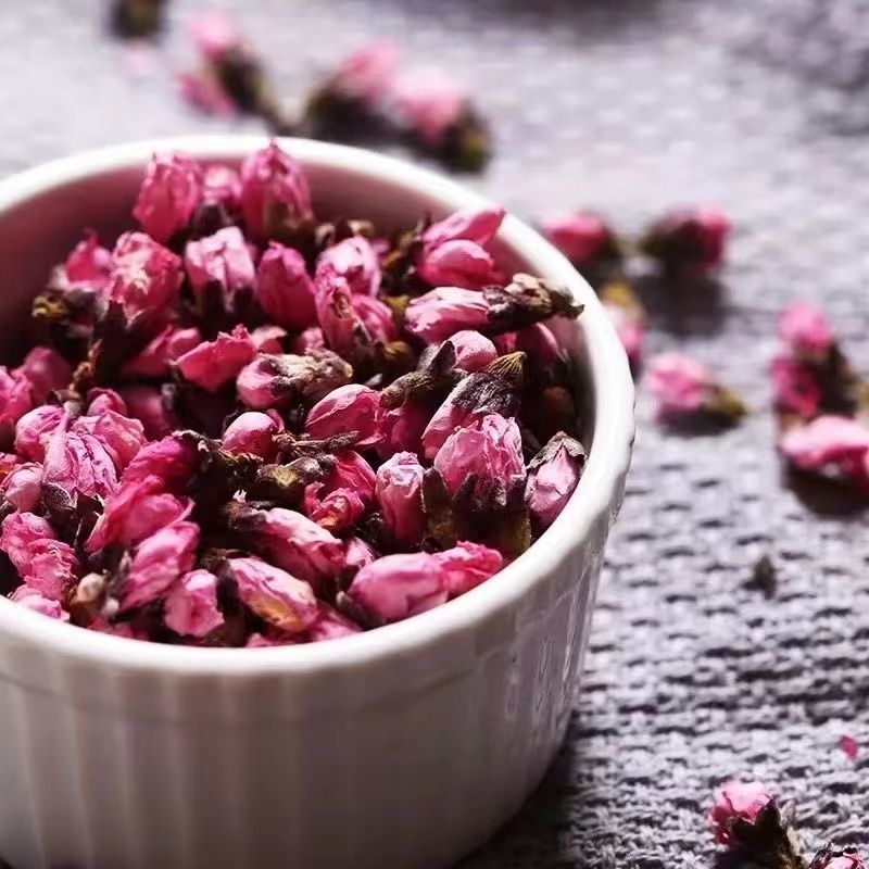 正品天然桃花特级一等品精选大朵花蕾可搭茉莉玫瑰枸杞组合养