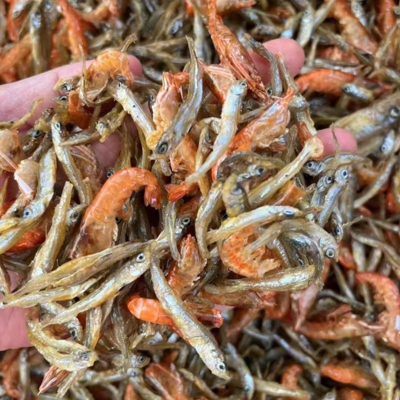 湖南特产淡水小鱼小虾混合装虾干无盐淡干油炸小河鱼小鱼小虾