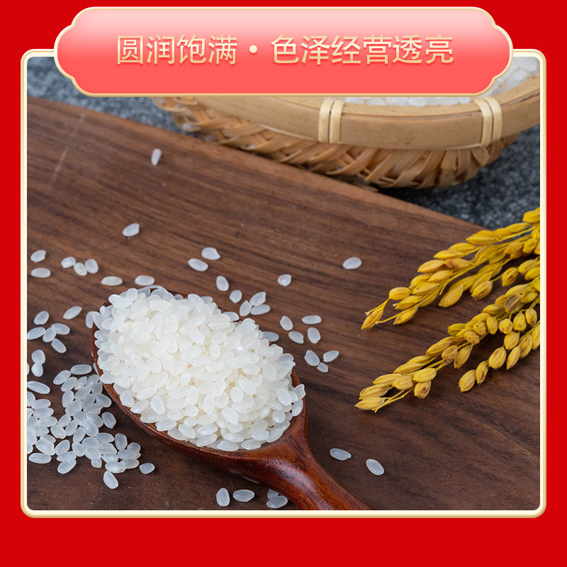 京献鲜粮当季新米五常香米珍珠米东北大米2.5kg