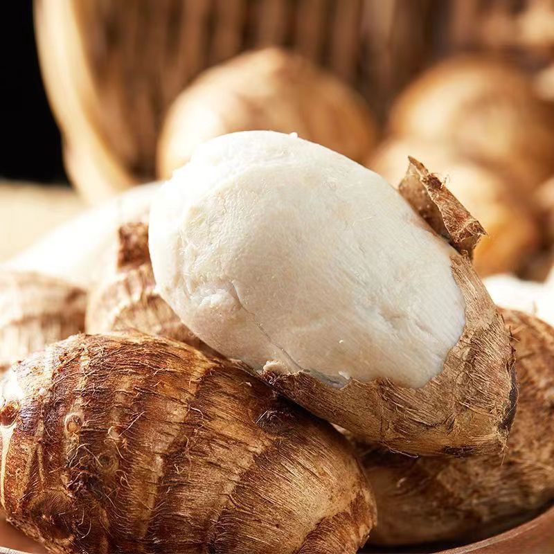 山东牛奶芋头新鲜现挖小芋头软糯香滑对接批发市场商超电商等