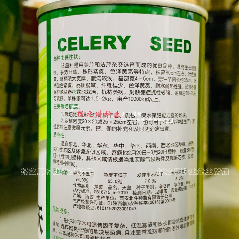 天皇西芹种子美芹法芹杂交脆嫩黄亮芹菜种籽四季耐寒耐热