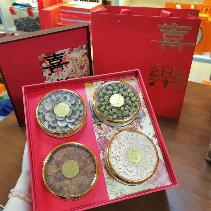 喜乐四宝滋补礼盒石斛鹿茸红参西洋参