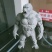 3D北欧办公室客厅酒柜电视柜软装几何抽象人物装饰摆件现代