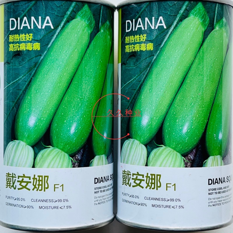 戴安娜西葫芦种子抗热高产翠绿油亮西葫芦角瓜种籽春秋季蔬菜