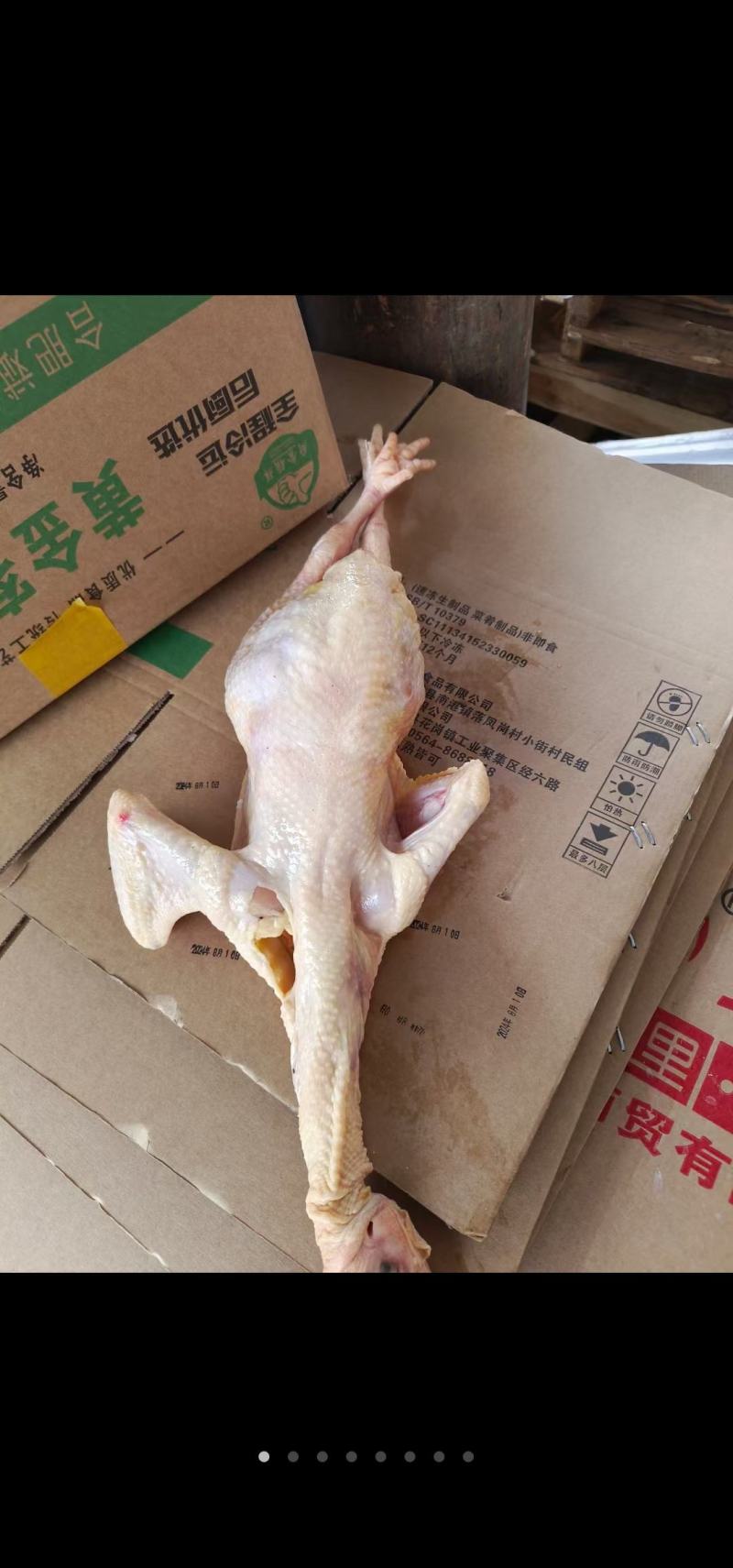 新鲜屠宰三黄鸡