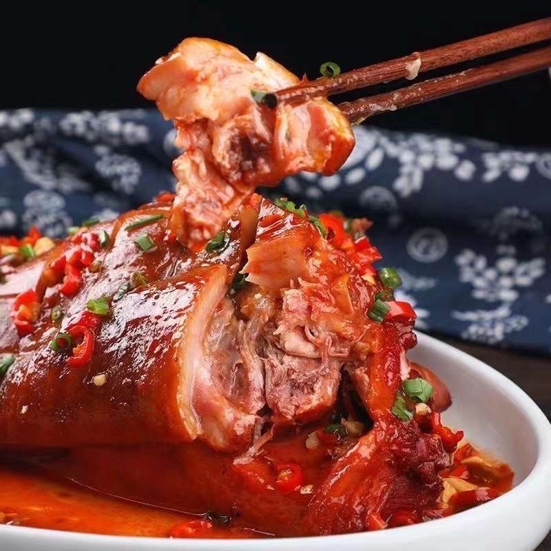 猪头肉带骨猪头肉鸿运当头农村办席一条龙酒楼预制菜