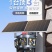 免充值流量4G太阳能三画面监控摄像头家用室外360度无网