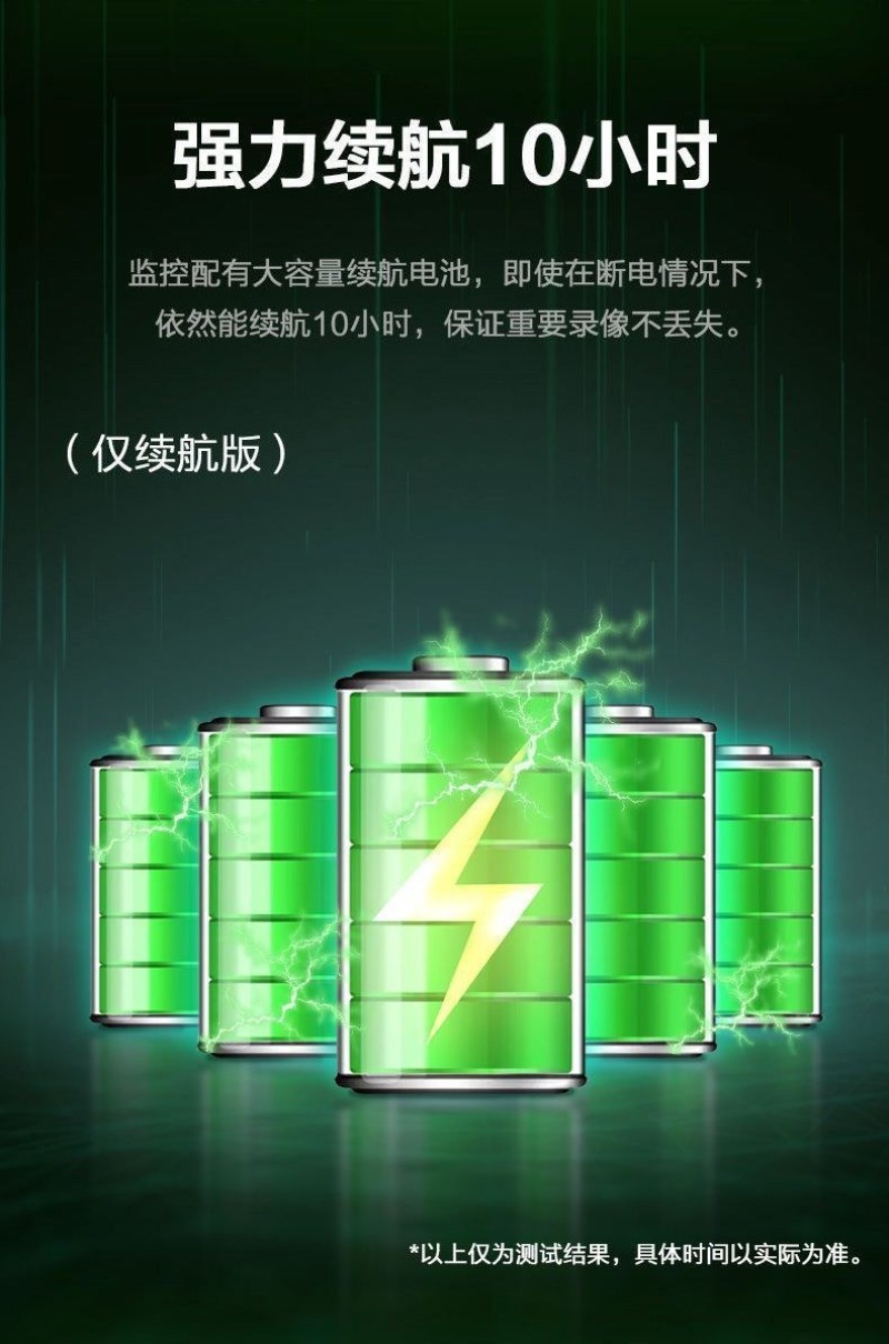 免充值流量4G太阳能三画面监控摄像头家用室外360度无网