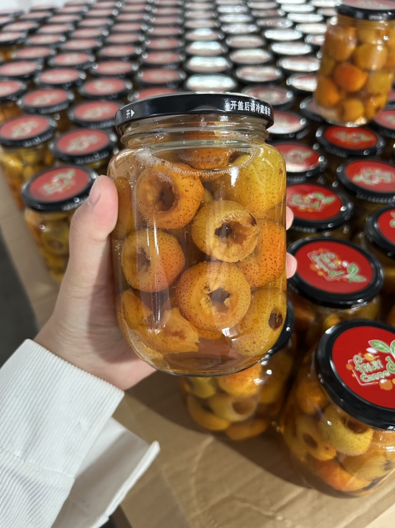 山东临沂产地山楂水果罐头，大量现货