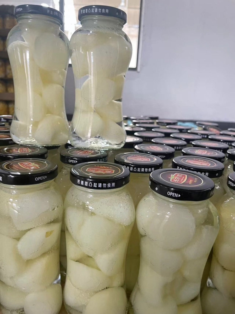 精品梨球罐头，各种瓶型，厂家直销