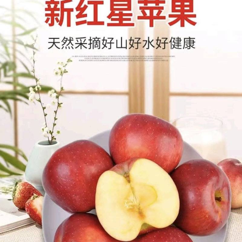 红星苹果一件代发包邮到家保质保量价钱实惠