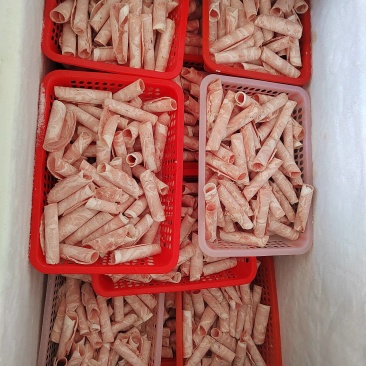 清真原切羊肉卷羊肉砖纯干