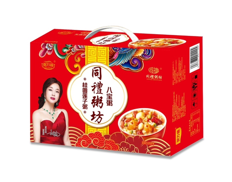 粥万福八宝粥礼盒装8罐10罐12罐