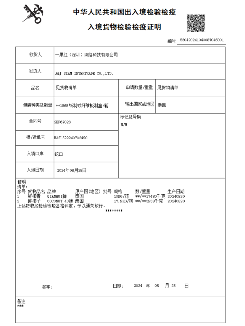 泰国香椰椰青批发，品质保证一手货源，价格优惠，