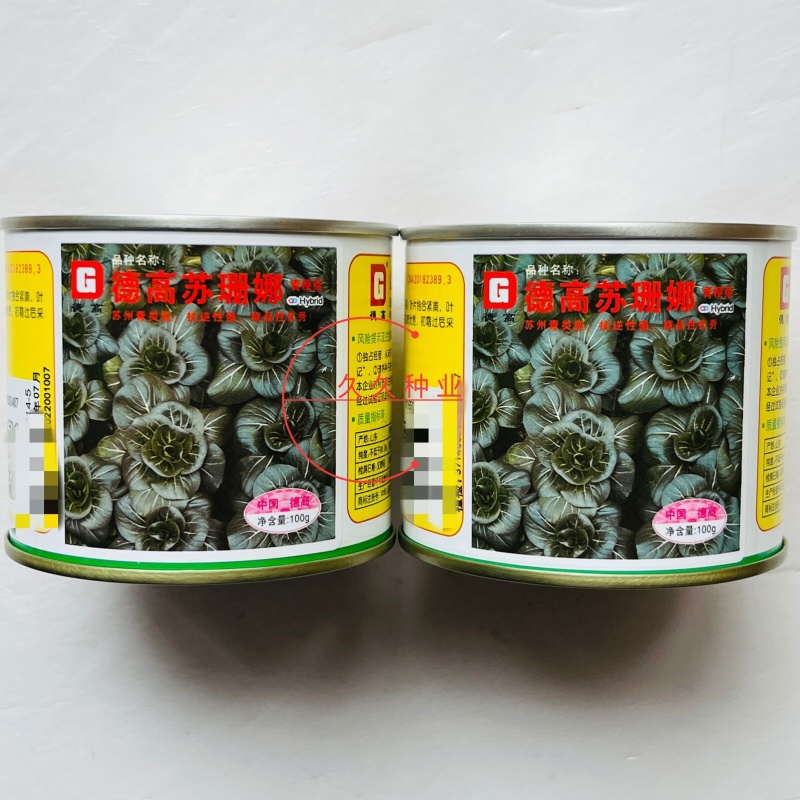 德高苏珊娜青菜种子耐寒越冬青梗菜种子墨绿色青菜矮脚黑叶蔬
