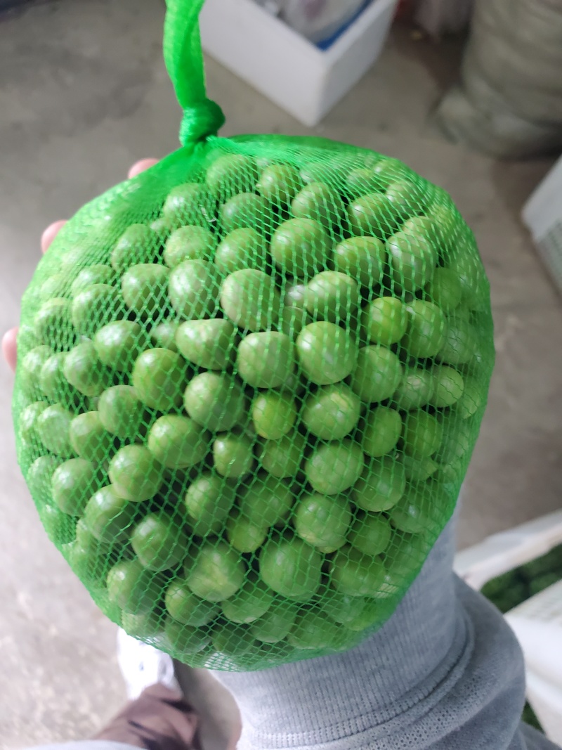 新鲜手剥豌豆粒