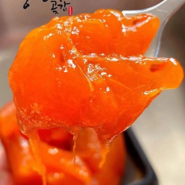 网红韩国半干柿饼流心柿饼纯甜不涩爆浆流心