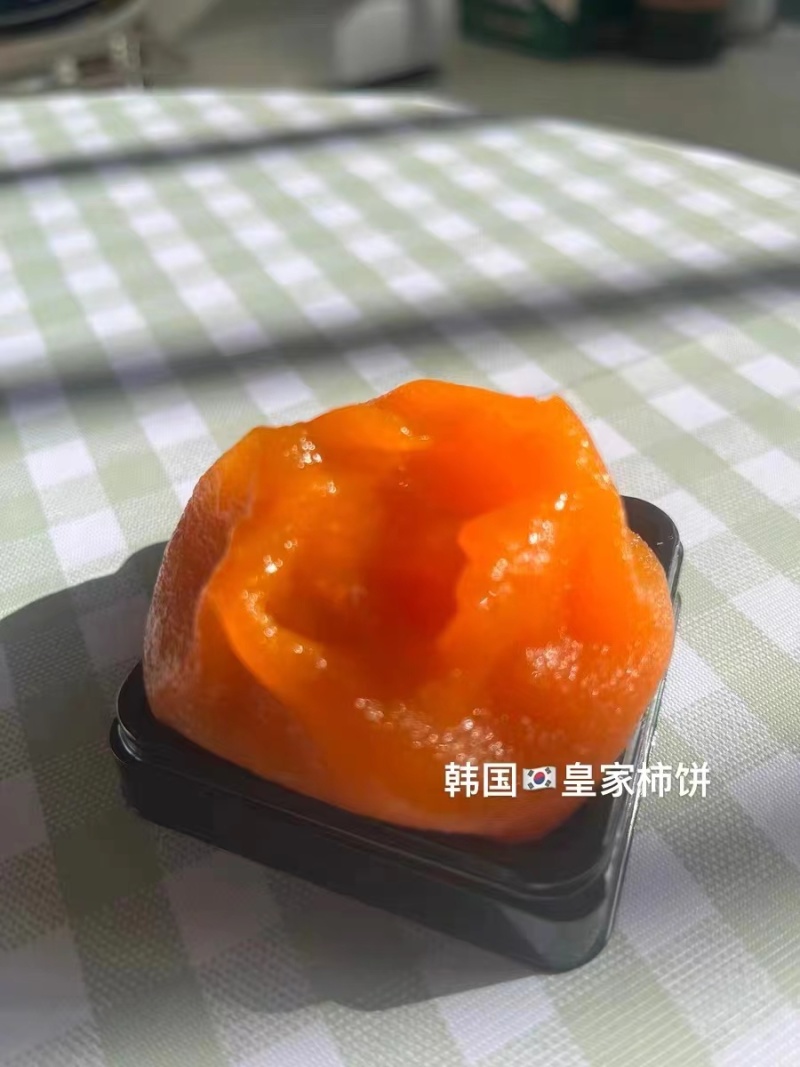 网红韩国半干柿饼流心柿饼纯甜不涩爆浆流心