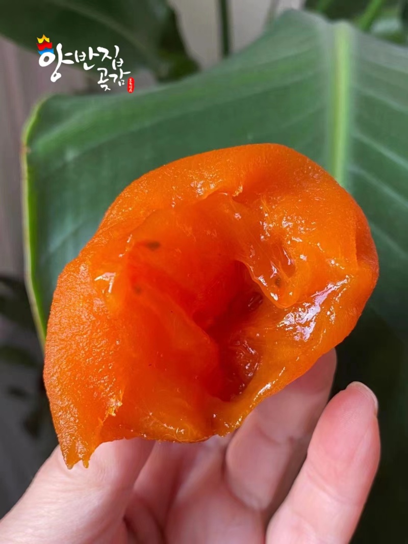 网红韩国半干柿饼流心柿饼纯甜不涩爆浆流心