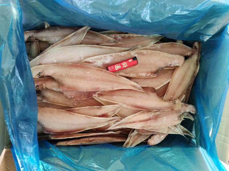 舌头鱼干，低盐深海鱼，空中自然干